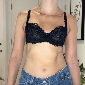Vintage Lacey Black Victoria’s Secret Bra